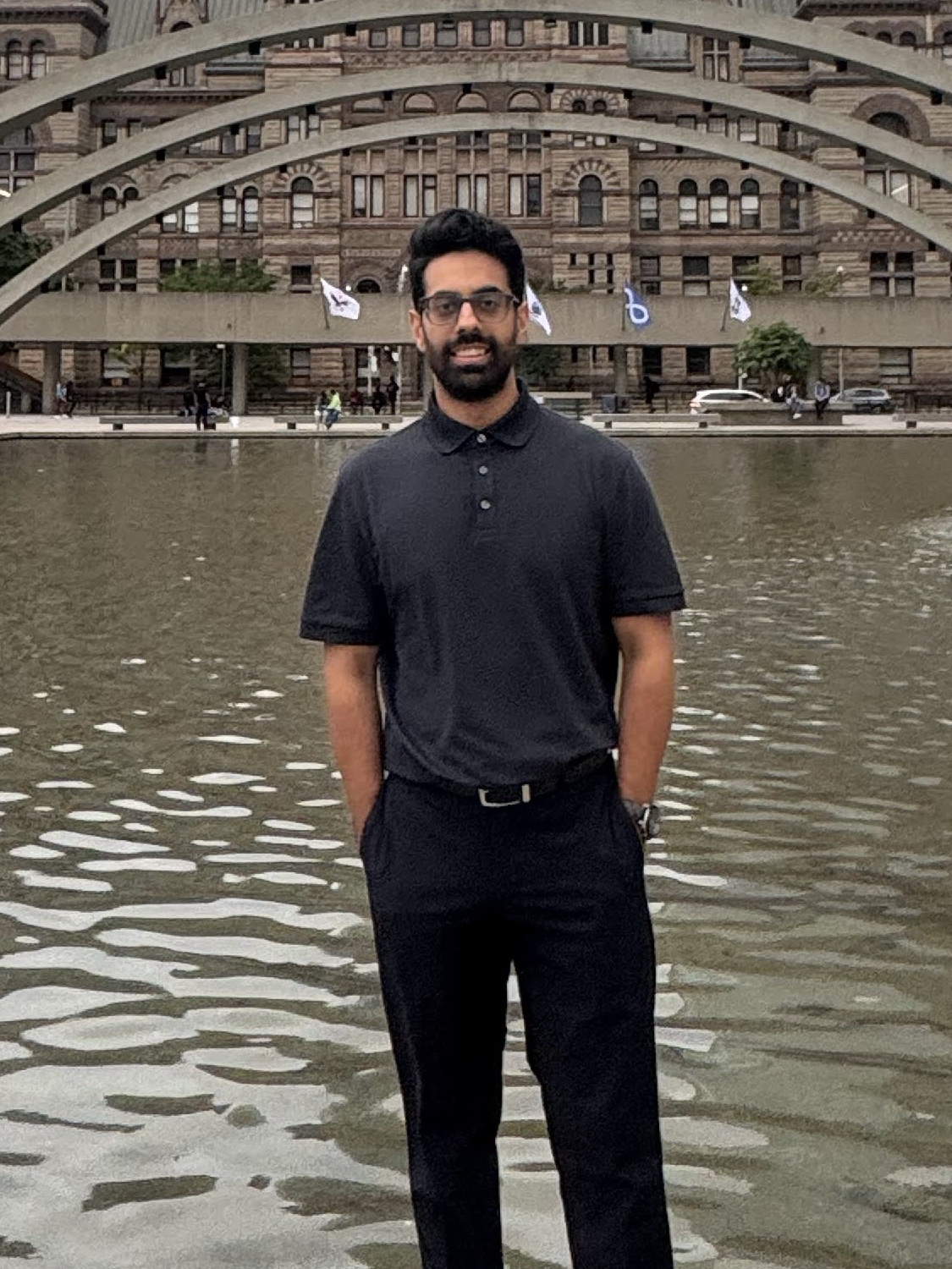 Daniyal Saqib at Toronto City Hall